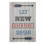 Laste pilt 30x45 cm Let New Adventures Begin - Premier Housewares