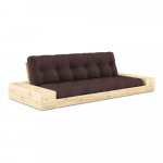 Tumepruun diivanvoodi 244 cm Base - Karup Design