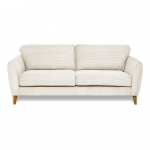 Valge velvetist diivan 206 cm Paris - Scandic