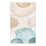 Kreem-t&uuml;rkiissinine pestav vaip 120x180 cm Puddle - Mila Home