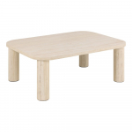 Beež marmori imitatsiooniga diivanilaud 75x100 cm Solano - Actona