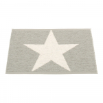 Helehall sise/v&auml;lisvaip 70x50 cm Viggo Warm Grey &ndash; Pappelina