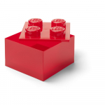 Punane plastikust laste hoiukast 25x25x18 cm - LEGO&reg;