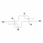 Valge metallist seinanagi 60,5 cm Metro - PT LIVING