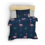 Tumesinine-roosa laste voodipesu &uuml;heinimesevoodile 140x200 cm Big Filamin - Mijolnir