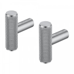 Matt h&otilde;bedased seinakonksud 2tk komplektis Rof - Blomus