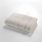 Beež frotee puuvillane vannir&auml;tik 70x130 cm Tendresse - douceur d'int&eacute;rieur