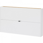 Valge tammespoonist hingedega/rippuv kingakapp 140x83x18 cm Ameca - Germania