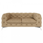 Helepruun sametist diivan 185 cm Chelsea &ndash; Ropez