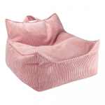 Roosa velvetist laste kott-tool Chair - Wigiwama