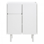 Valge kapp 80x100x40 cm Bera - Unique Furniture