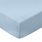 Sinine perkal-puuvillane voodilina 90x190 cm Cotton Percale - Bianca