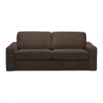 Pruun sametine lahtik&auml;iv diivan 195 cm Nona &ndash; Makamii