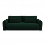 Roheline sametist lahtik&auml;iv/panipaigaga diivan 238 cm Kapua &ndash; Makamii