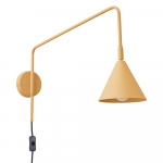 Kollane seinavalgusti 14 cm Zylo - Sollux