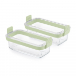 Klaasist k&uuml;psetusvormid 2tk komplektis 20x9,5 cm - L&eacute;ku&eacute;