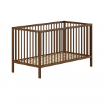 Pruun p&ouml;&ouml;gipuidust eemaldatava k&uuml;lje/reguleeritava k&otilde;rgusega v&otilde;revoodi 70x140 cm Dino - Vipack