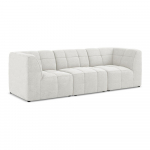 Valge bukleekangast diivan 255 cm Aloha - Makamii