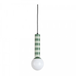 Roheline metallist ripplamp &oslash; 12 cm Rayado - Leitmotiv