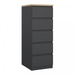 Tumehall kummut 40x111x50 cm Naia - Tvilum