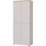 Kreemjas matt kummut 80x197x40 cm Lissabon - Germania