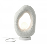 Valge metallist laualamp (k&otilde;rgus 50 cm) Lore - Opviq lights