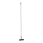 Must metallist LED-p&otilde;randalamp akr&uuml;&uuml;lklaasist varjuga (k&otilde;rgus 140 cm) Raccio - Nova Luce