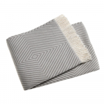 Helehall ruuduline puuvillane kangas , 140 x 180 cm Tebas - Euromant