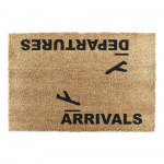 Kookoskiududest matt 40x60cm Arrivals and Departures - Artsy Doormats