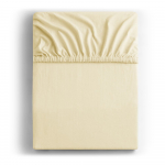 Kreem trikotaažist kummiga lina 240x200cm Amber &ndash; Restilo