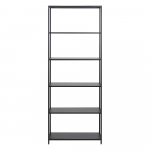 Must metallist raamaturiiul 70x185 cm Newcastle - Actona