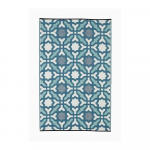 Sinihall kahepoolne &otilde;uevaip taaskasutatud plastikust , 150 x 240 cm. Seville - Fab Hab