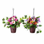 Kunstlilled 2 tk komplektis (k&otilde;rgus 21 cm) - Casa Selecci&oacute;n