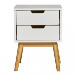 Valge massiivne m&auml;nnipuidust &ouml;&ouml;kapp Baku - Marckeric