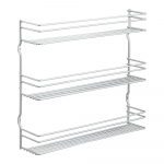 Seinale kinnitatav terasest maitseainete riiul &ndash; Metaltex