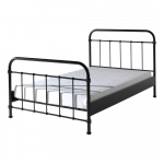 Must metallist lastevoodi , 120 x 200 cm New York - Vipack