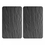 Klaasist pliidikatte komplekt 2 tk, 40 x 52 cm XL Slate - Wenko