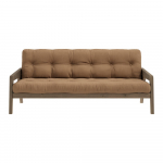 Pruun diivanvoodi 204 cm Grab - Karup Design