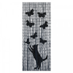 Must-hall bambusest uksekardin 200x90 cm Cat and Butterfly - Maximex