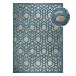 Sinine vaipkate v&auml;ljas 80x150 cm Oro - Flair Rugs
