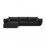 Tumehall nurgadiivan (vasakpoolne nurk) Vanda - Mazzini Sofas