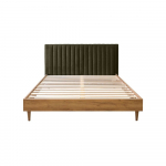 Tumeroheline/loomulik kaheinimese voodi v&otilde;rega 160x200 cm Oceane - Bobochic Paris