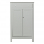 Helehall k&otilde;rge lukustatav kapp m&auml;nnipuidust 93x150 cm Eva - WOOOD