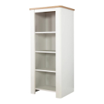 Valge laste raamaturiiul 49x116 cm Ava - Roba