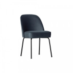 Sinised sametist s&ouml;&ouml;gitoolid 2tk komplektis Vogue - WOOOD