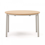 Tammedekooriga &uuml;mmargune kokkupandav s&ouml;&ouml;gilaud &oslash; 120 cm Montuiri - Kave Home