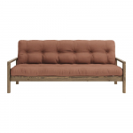 Oranžikas-pruun diivanvoodi 205 cm Knob - Karup Design