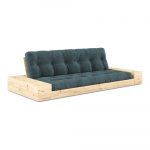 Sinine velvetist diivanvoodi 244 cm Base - Karup Design