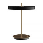 Must dimmerdatav LED lauavalgusti metallist lambivarjuga (k&otilde;rgus 41,5 cm) Asteria Table - UMAGE