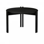 Must &uuml;mmargune kohvilaud &oslash; 60 cm Sticks - Karup Design